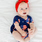 I Heart the USA S/S Twirl Bodysuit