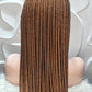 Cornrow Braid Wig - 13x4 Lace Frontal Auburn - Phyllis