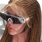 Cornrow Braid Wig - 13x4 Lace Frontal Auburn - Phyllis