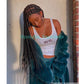 Shade Knotless Braid Wig, Swiss Full Lace, Color 1B, Glueless - Solange