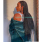 Shade Knotless Braid Wig, Swiss Full Lace, Color 1B, Glueless - Solange