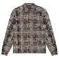 Rebel Denim Rhinestone Flannel - Navy