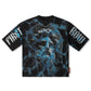 First Row Cropped Heavenly Bodies Tee - Black