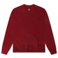 Malbon Monarch Crewneck - Red Mahogany