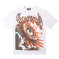 Starseed AI Angel Oversized Tee - White/Orange