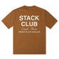 Stack Club Cash Flow Heavyweight Tee - Brown/Cream