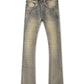 Frost Originals All Over Rhinestone Stacked Jean - Dirt Wash