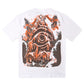 Starseed AI Angel Oversized Tee - White/Orange