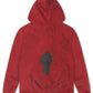 Revenge Tattoo Zip Jacket - Red/Black