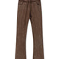Rebel Denim Diamond Stacked Sweatpants - Brown