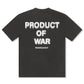 Warsaint Product of War Tee - Washed Black