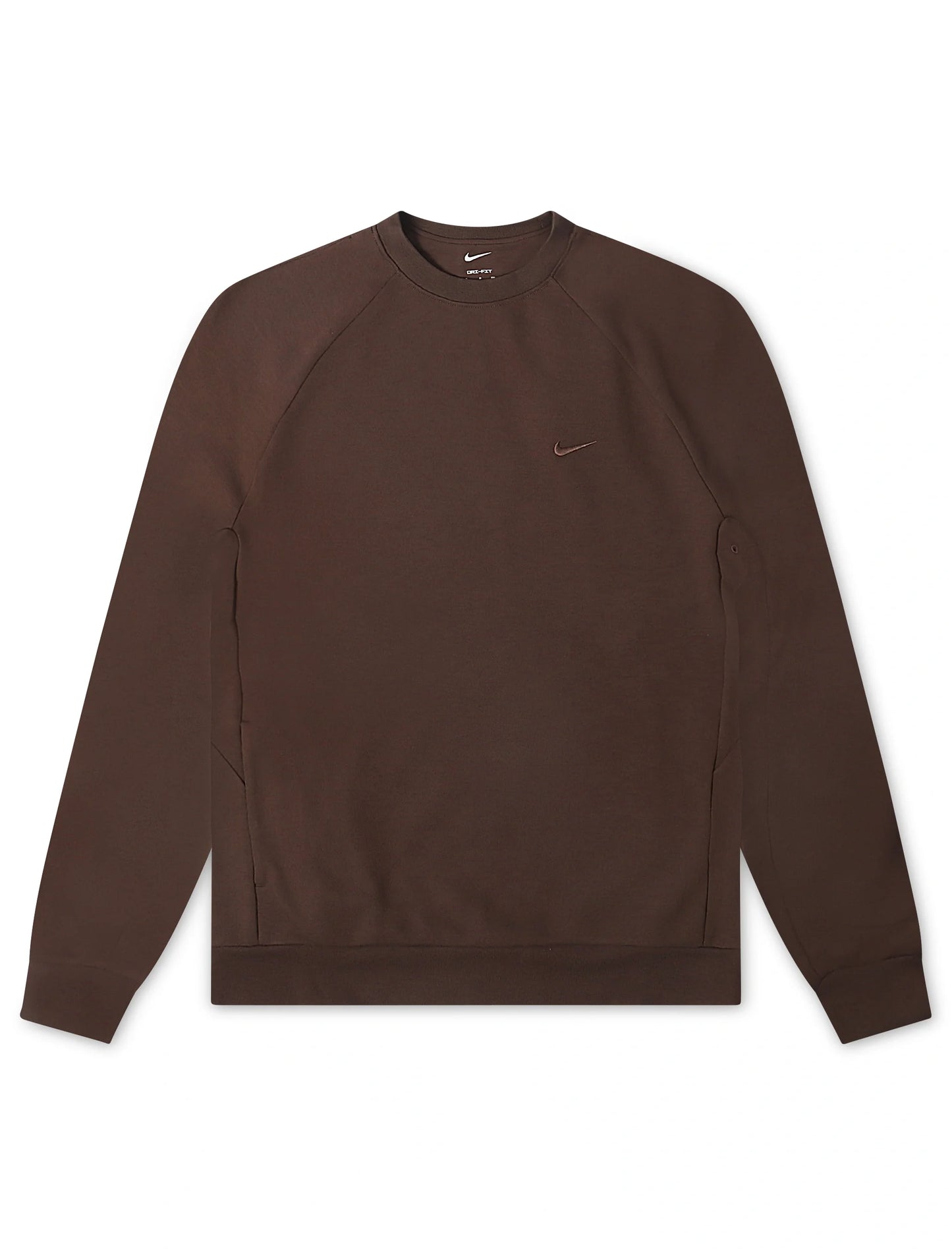 Nike Mens Primary Fleece Long Sleeve - Baroque Brown