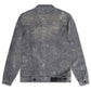 Vicious Denim Velvet Coated Denim Jacket - Grey