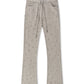 Rebel Denim Diamond Stacked Sweatpants - Grey