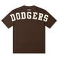Pro Standard La Dodgers Wingspan Drop Shoulder Tee - Brown