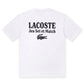 Lacoste Loose Fit Heavy Jersey Tee - White