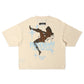 Gala Original Fantasy Cropped Tee - Cream