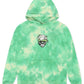 Malbon Grateful Dead Fesque Hoodie - Green Tie Dye