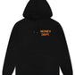 Money Dept. Print Hoodie - Black/Orange