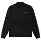 Psycho Bunny Mens Michael Mixed Media Zip Flannel - Black