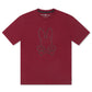 Psycho Bunny Hamilton Graphic Tee - Crimson