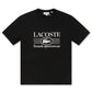 Lacoste Classic Fit Cotton Print Jersey Tee - Black