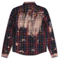 Smugglers Moon Button Up Woven Top - Bleached Plaid