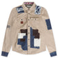 Smugglers Moon Button Up Woven Top - Khaki Plaid