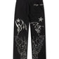 Revenge Tattoo Sweatpants - Black/Silver