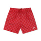 Nike Mens Club Shorts - Checkered Red