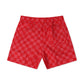 Nike Mens Club Shorts - Checkered Red