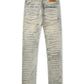 Makobi Distressed Straight Leg Jeans – Dirt Wash