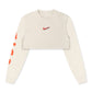 Nike Womens Oversized Long Sleeve - Light Bone