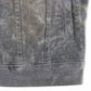 Vicious Denim Velvet Coated Denim Jacket - Grey