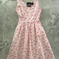 Pink Poodles Fit & Flare Dress