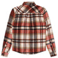 Silent Chapters Motive Flannel - Orange Multi