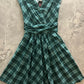 Green Plaid Greta Dress - Plus Sizes only