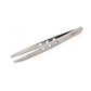 Dural Slant Tweezer Classic Triple Dots Silver