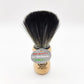 Omega Synthetic Fiber Beard Brush 196228 Beech Wood Handle