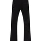 Damati  Distressed Stacked Fit Stretch Jeans - Black Washed