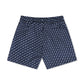 Boss Monogram Print Swim Shorts - Blue