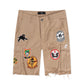 Jordan Craig War Angel Cargo Shorts - Khaki