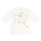 GFA Manassehy Peach Pit Knit Cropped Tee - White
