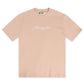 Memory Lane Script Logo Tee - Salmon