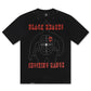 November Reine Black Hearts  Heavyweight Tee - Black/Red