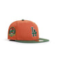 New Era 5950 La Dodgers Los Angeles 60Th Anniversary Hat - Orange/Green