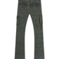 Vicious Denim Cargo Stacked Jeans - Olive
