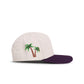 Reference Mens Paradise LA Hat - Cream/Purple