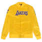 Pro Standard LA Lakers Big Logo Satin Jacket - Gold