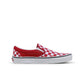 Vans Big Kids Classic Slip On - Checkerboard Red